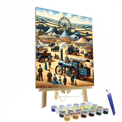 The Great Dorset Steam Fair - Dorset Painting By Numbers Kit