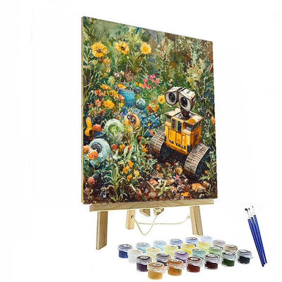 Wall-e's Eco Adventure Playset - Disney Inspired Paint By Numbers Art