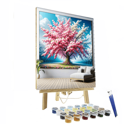 Radiant Blossom Tree DIY Paint By Numbers