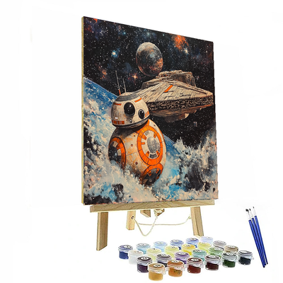 Star Wars Bb-8's Galactic Adventure - Disney Inspired Numbered Painting Kits