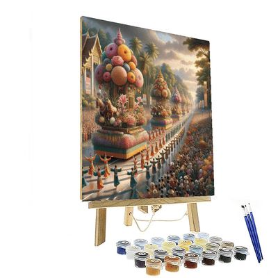 Flower Festival - Thailand Paint By Numbers Art