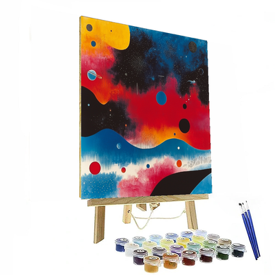 Joan Miró Inspired Galactic Expedition  Numbered Painting Kits