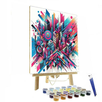 Vibrant Street Art Vibes Painting By Numbers Kit