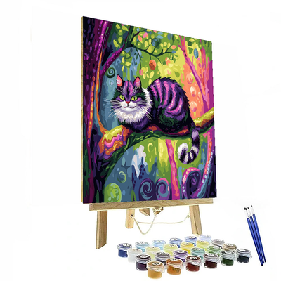 Cheshire Cat's Mysterious Wonderland - Disney Inspired Numbered Painting Kits