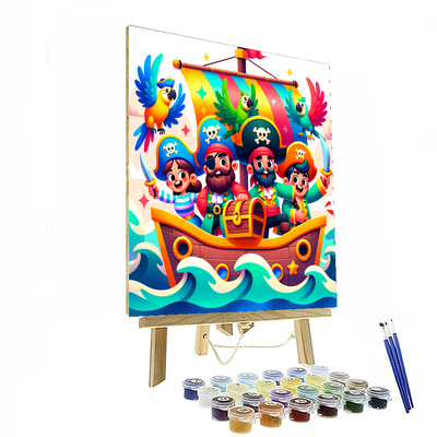 Pirate Party Paint By Numbers Kits