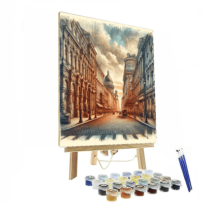 Historic City Street Vibe Painting By Numbers Kit