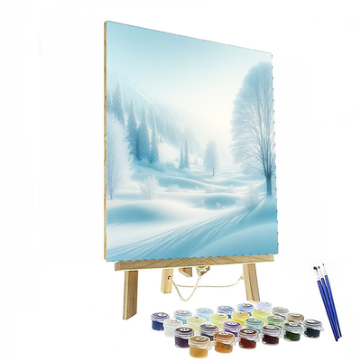 Winter's Silent Beauty Painting Number Kit