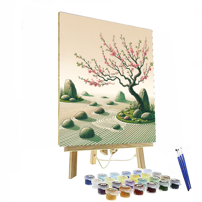 Zen Garden Escape Painting Number Kit