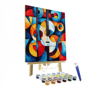 Pablo Picasso Inspired Cubist Music Symphony  Paint By Number