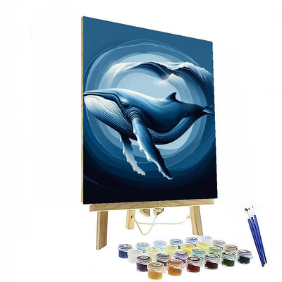 Whale's Tranquil Journey Numbered Painting Kits