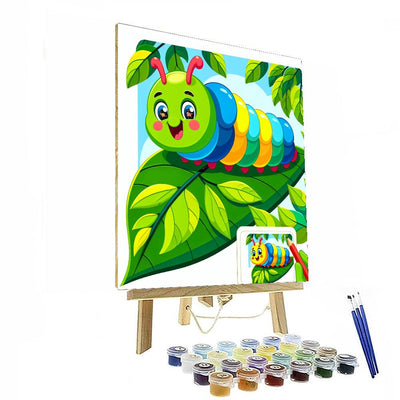 Joyful Caterpillar DIY Paint By Numbers