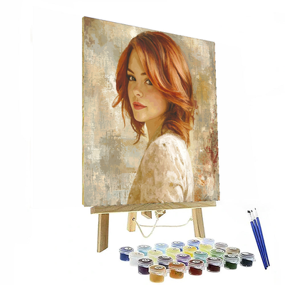 Emma Stone: Dancing Through Life’s Stage With Grace Paint By Numbers