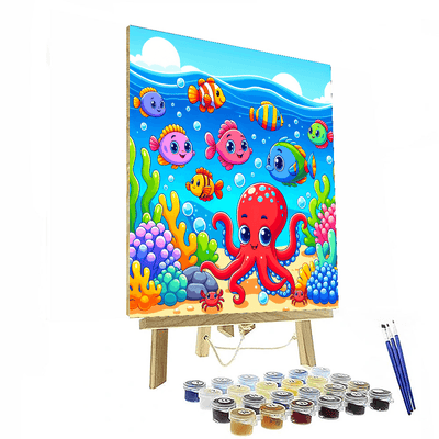 Cheerful Ocean Adventure Numbered Painting Kits