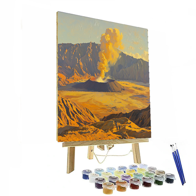 Mount Bromo - East Java, Indonesia Paint By Numbers Kits