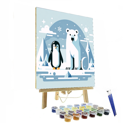 Arctic Animal Adventure Paint By Numbers Kits