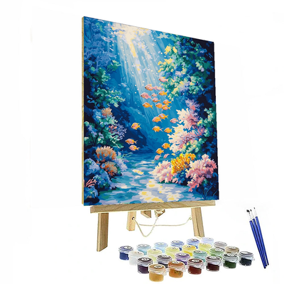 Claude Monet Inspired Underwater Whimsy  Numbered Painting Kits