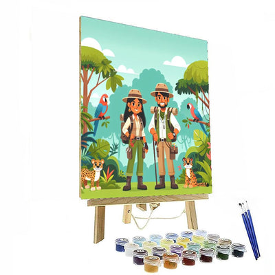 Tropical Rainforest Quest Paint By Numbers Kits