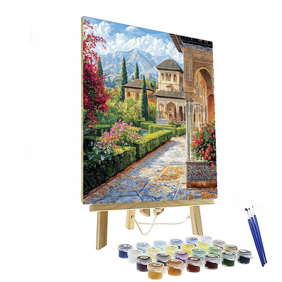 The Alhambra - Spain Painting By Numbers Kit