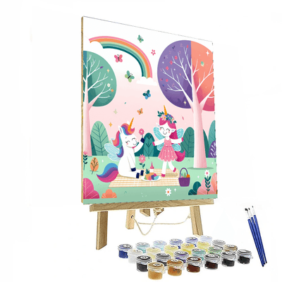 Fantasy Forest Picnic Paint By Numbers