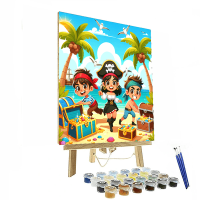 Fantasy Treasure Hunt Numbered Painting Kits