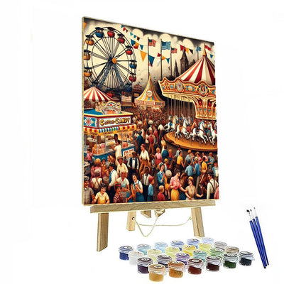 Festive Carnival Splendor Painting By Numbers Kit