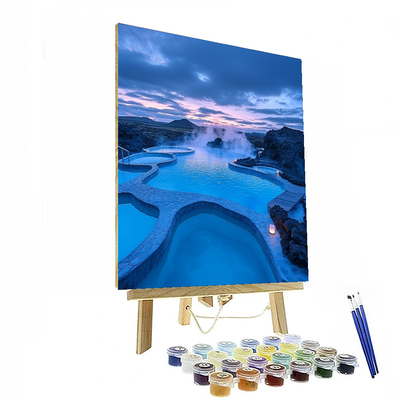 Myvatn Nature Baths - North Iceland Numbered Painting Kits