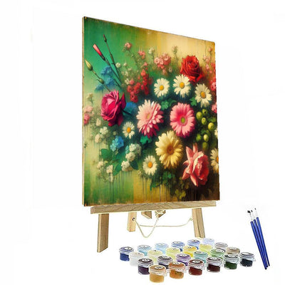 Timeless Floral Bouquet Paint By Color