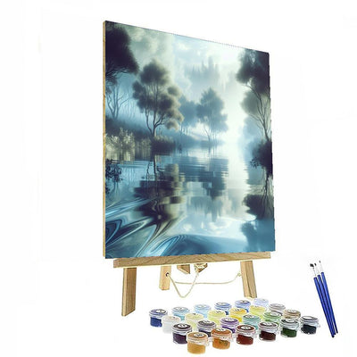 Serene River Reflection Paint By Numbers Kits