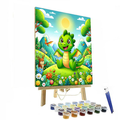 Friendly Dragon's Tale Paint By Numbers Kits