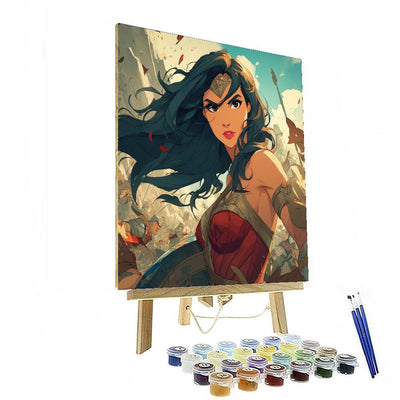 Gal Gadot: The Grace Of Wonder Woman Painting By Numbers Kit