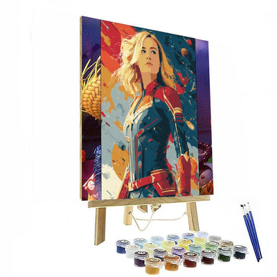 Brie Larson: The Heart Of Captain Marvel Painting By Numbers Kit