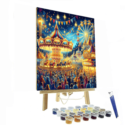 Magical Carnival Night DIY Paint By Numbers