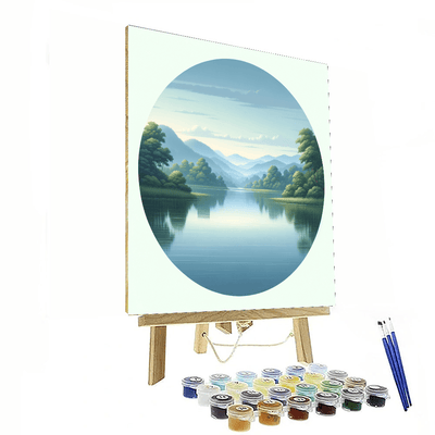 Tranquil Zen Lake Paint By Number