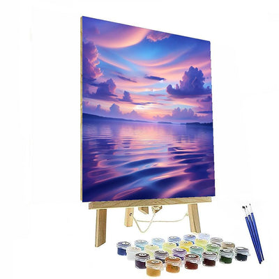 Serene Evening Reflection Paint By Numbers Art