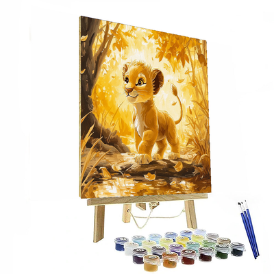 Simba's Savannah Journey - Disney Inspired Paint By Numbers Kits