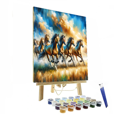 Wild Horse Spirit DIY Paint By Numbers