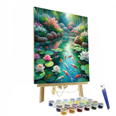 Serene Garden Sanctuary Numbered Painting Kits