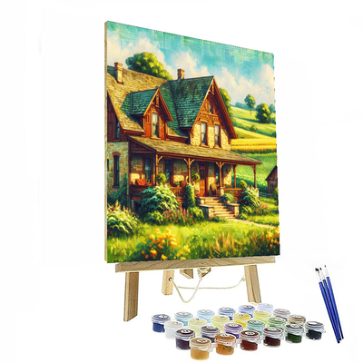 Sunny Farmhouse Painting Number Kit