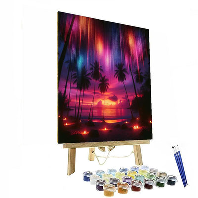 Tropical Twilight Numbered Painting Kits