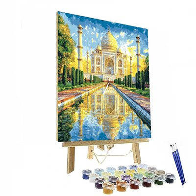 The Taj Mahal Numbered Painting Kits