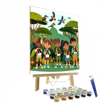 Rainforest Explorers Painting By Numbers Kit