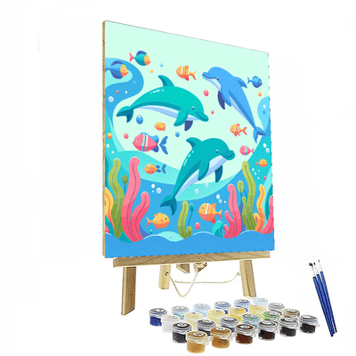 Playful Ocean Scene Paint By Number