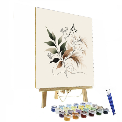 Chic Botanical Harmony Paint By Color