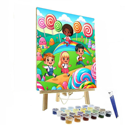 Epic Candy Adventure Painting By Numbers Kit