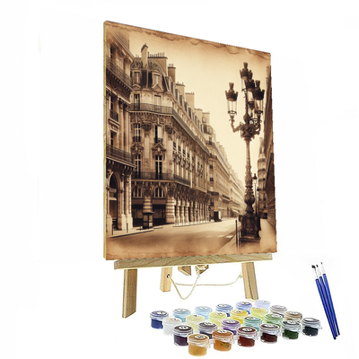 Vintage Parisian Romance Paint By Numbers Kits