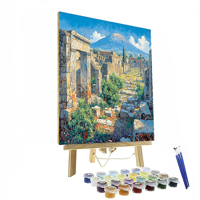 Pompeii Archaeological Site Painting By Numbers Kit