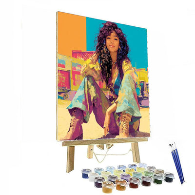 Zendaya: The Elegant Essence Of Mj Painting By Numbers Kit