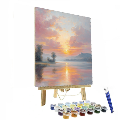 J.M.W. Turner Inspired Rays Of Dawn  Paint By Numbers Kits