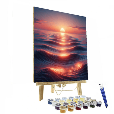 Ocean Horizon Glow Paint By Number