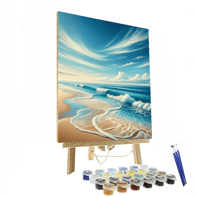 Gentle Waves On The Shore Numbered Painting Kits